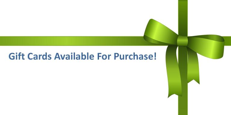 Gift Cards Available